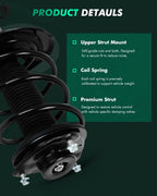 Front Complete Struts Shocks w/ Spring Assemblies for Toyota Camry (2018–2023)