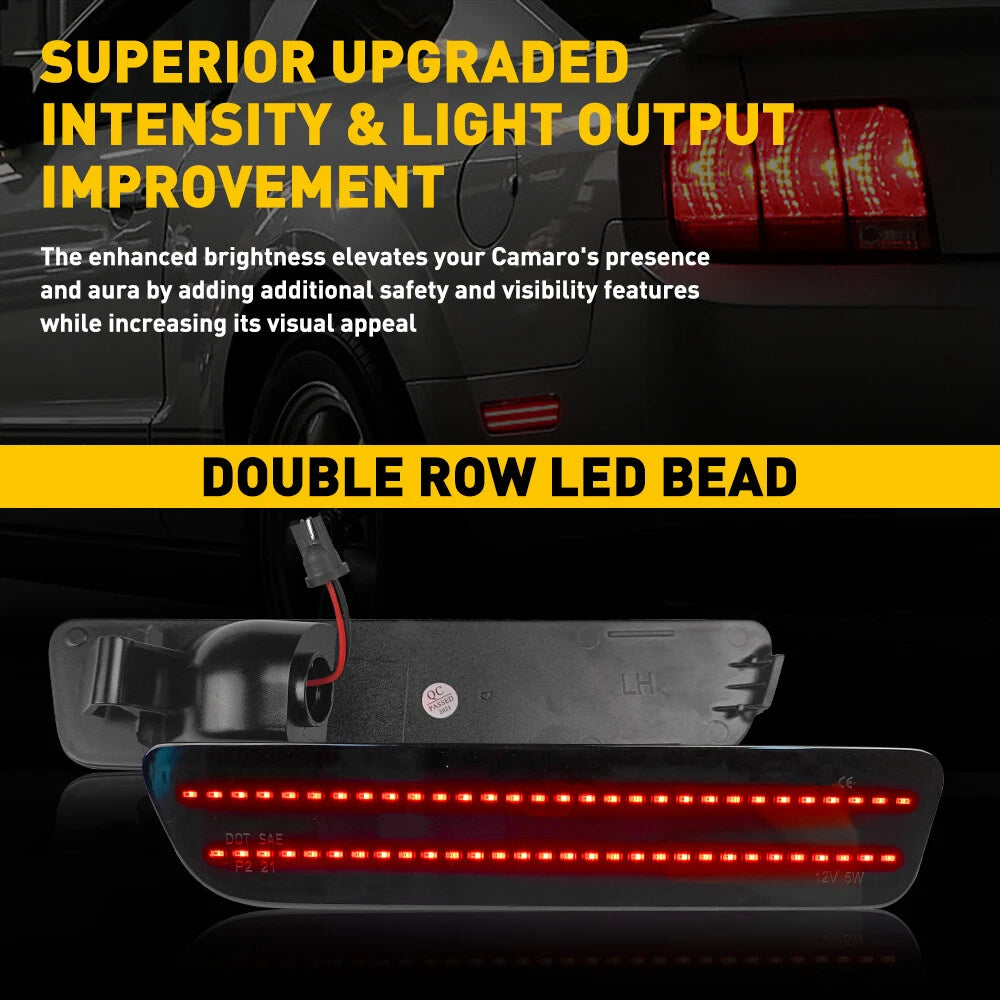 LED Rear Bumper Side Marker Lights for Ford Mustang (2005–2009)