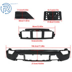 5-Piece Front Grille and Bumper Set for Ford F150 (2021-2023)