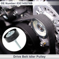Drive Belt Idler Pulley for Volkswagen Jetta (2013–2016) No. 03C145276B Black