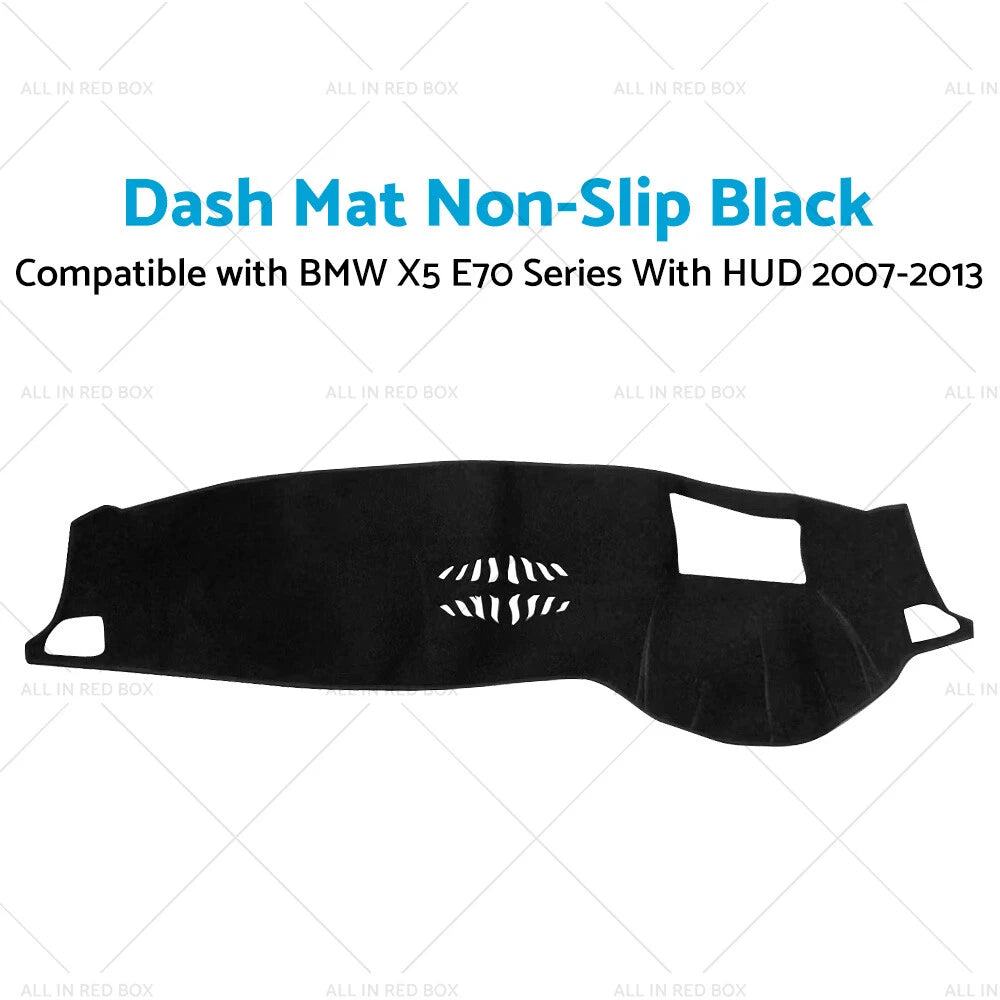 Non-Slip Dash Mat for BMW X5 E70 (2007–2013) Dashboard Cover