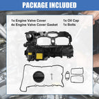 Set Engine Valve Cover with Gasket Bolts for BMW 528i 328i