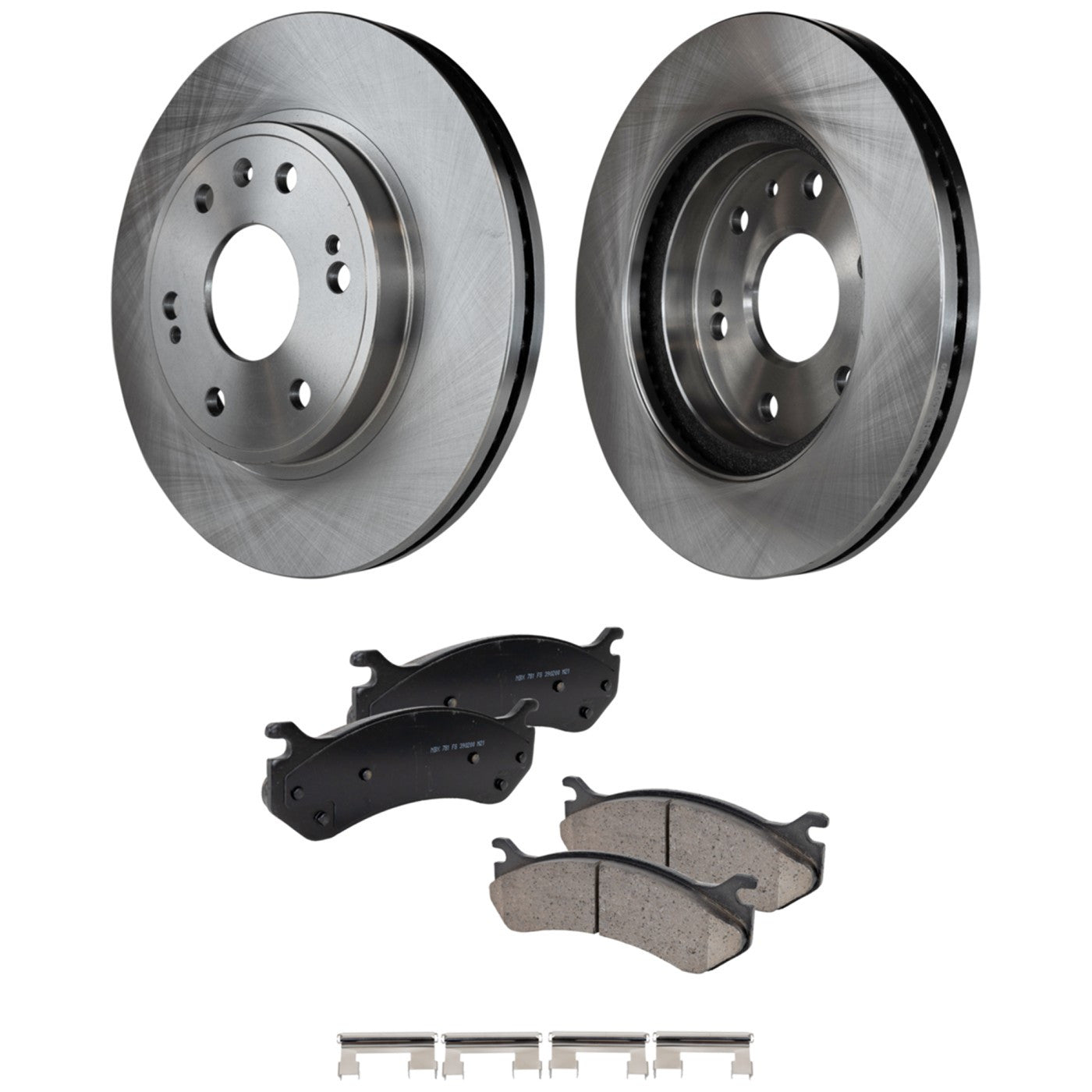 Disc Brake & Pad Kit for Chevy Silverado 1500 (2006) - Ceramic Pads
