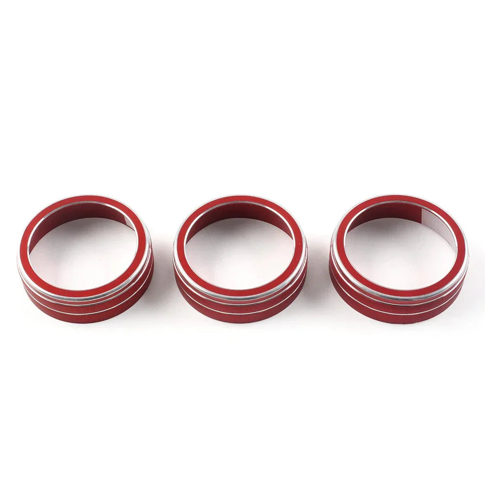 3 x AC Climate Control Knob Covers for VW Golf Jetta Tiguan Passat Atlas (2006-2023)