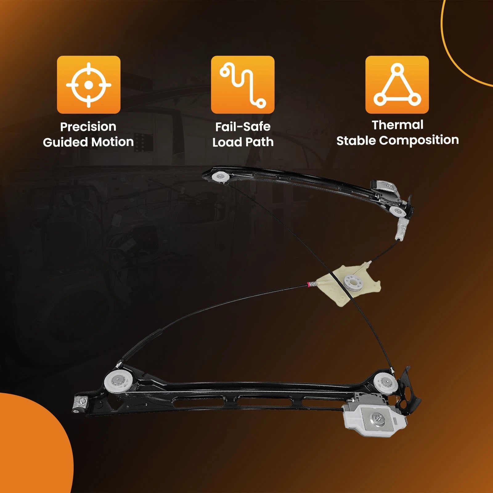 Front Right Window Regulator for VW Beetle (2011-2019)