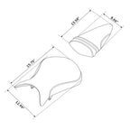 Rider & Passenger Seats for Kawasaki Ninja ZX6R (2007-2008)