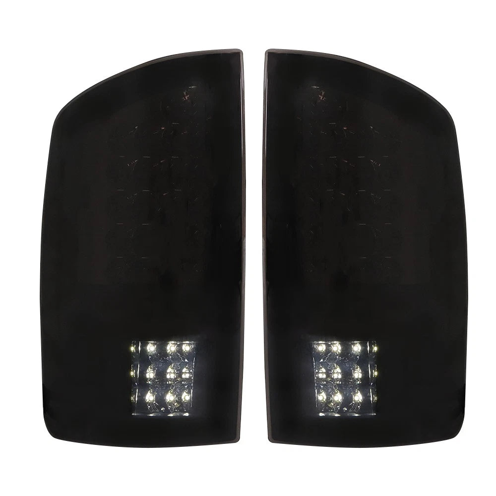 Set of 2 LED Tail Lights Housing Black for Dodge Ram 1500 2500 3500 (2002–2006)