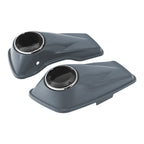 6.5" Speaker Hard Saddlebags Lids for Harley Road Glide (2014–2024) Gunship Gray