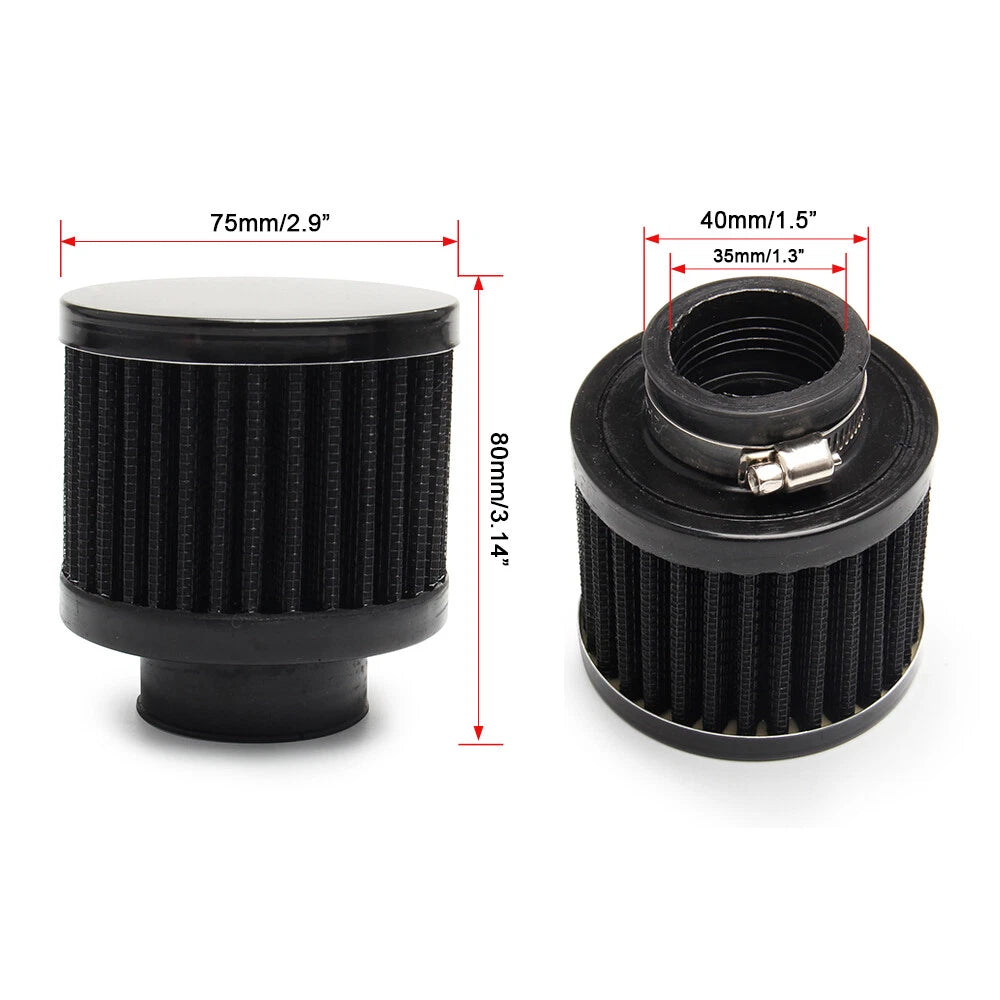 10AN Oil Catch Can Reservoir Tank & Breather Filter Kit for Universal Models