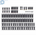 100PCS Oscillating Tool Blades Kit for Universal Use (Titanium, Japanese Tooth)