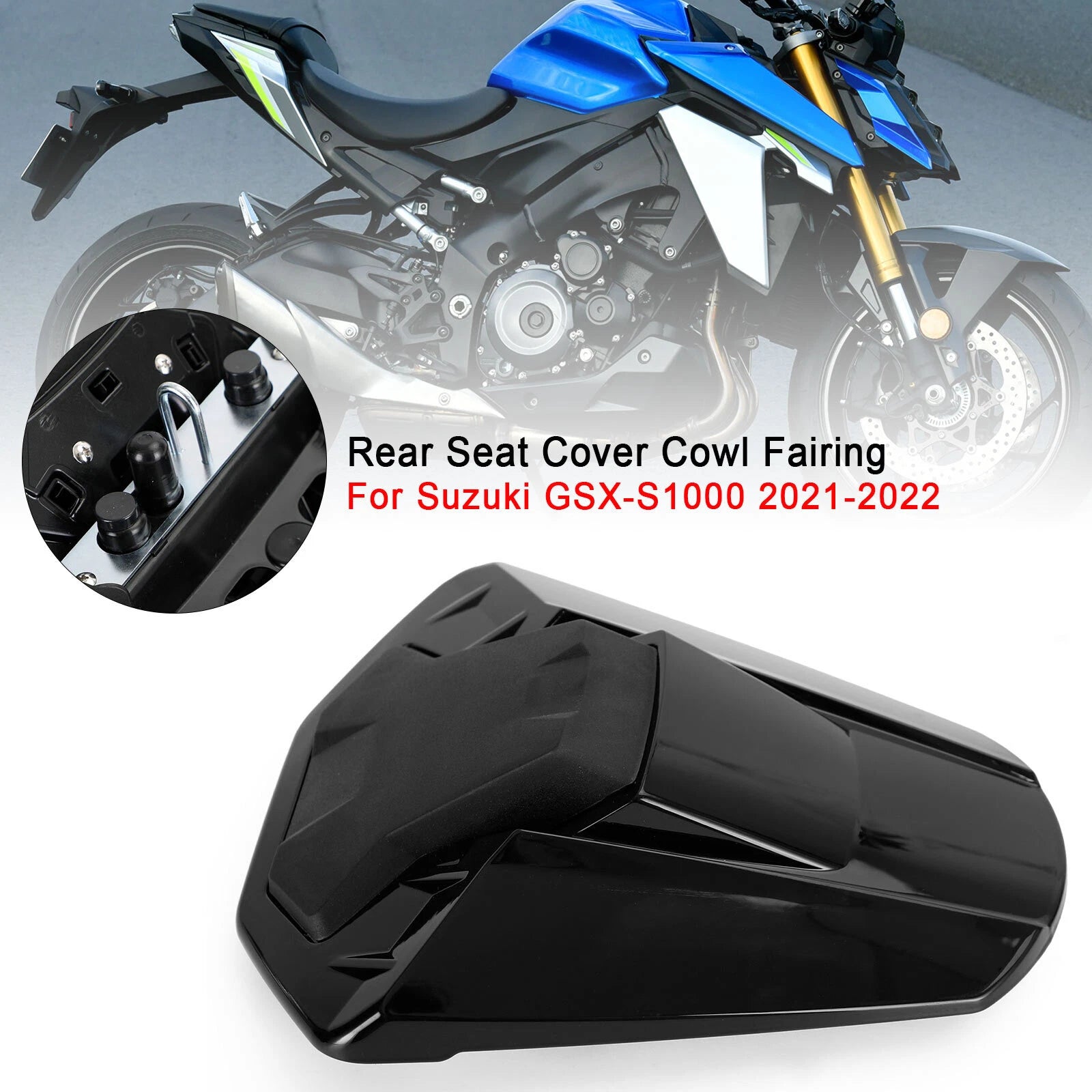 Rear Seat Cover Cowl Fairing for Suzuki GSXS 1000 (2021–2024) T9