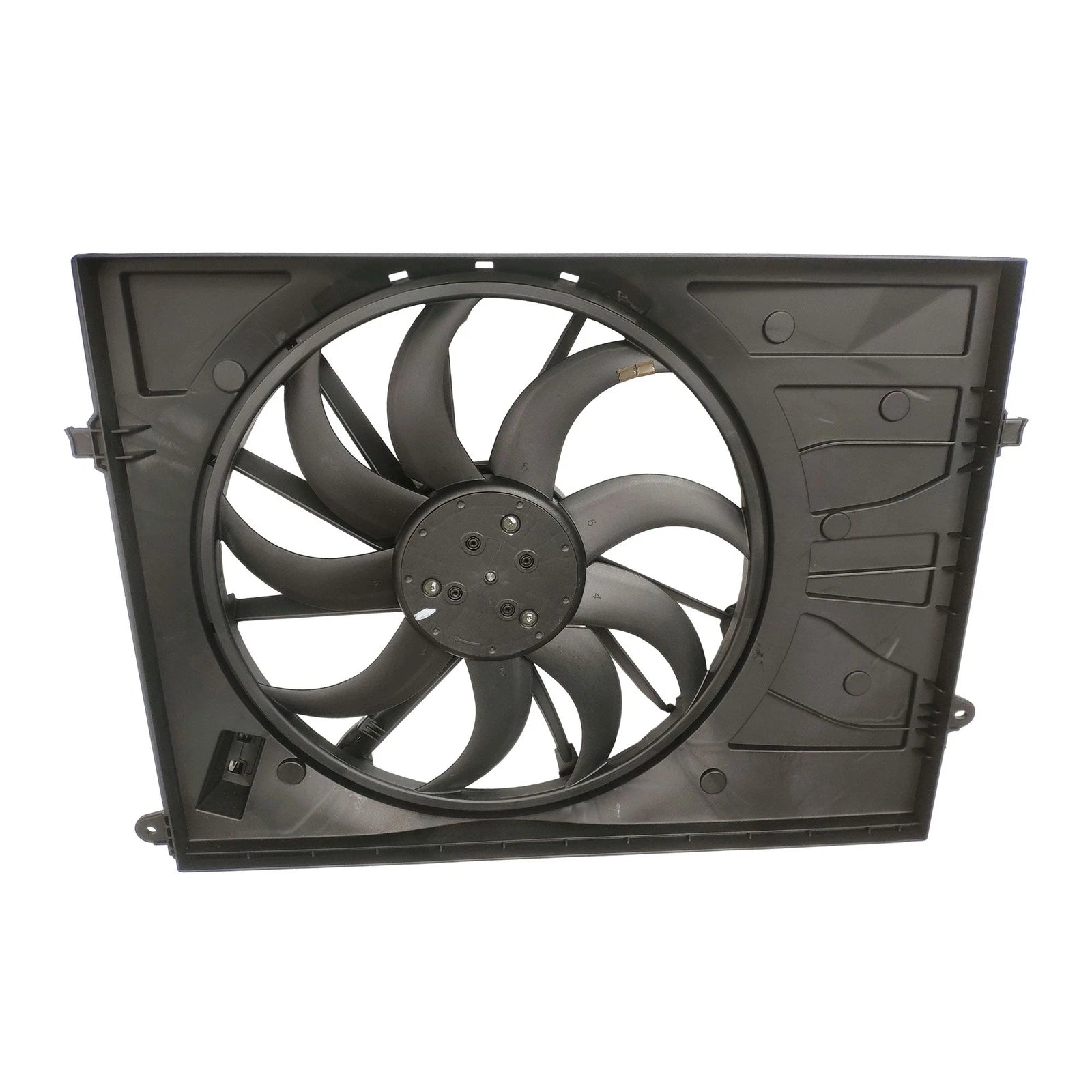 Cooling Fan Assembly for Hyundai Santa Fe (Single Fan, Brushless Motor)