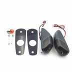 Carbon Smoke Flash Turn Signals for Kawasaki ZX14, ZX14R, ZZR1400 (2006–2009)