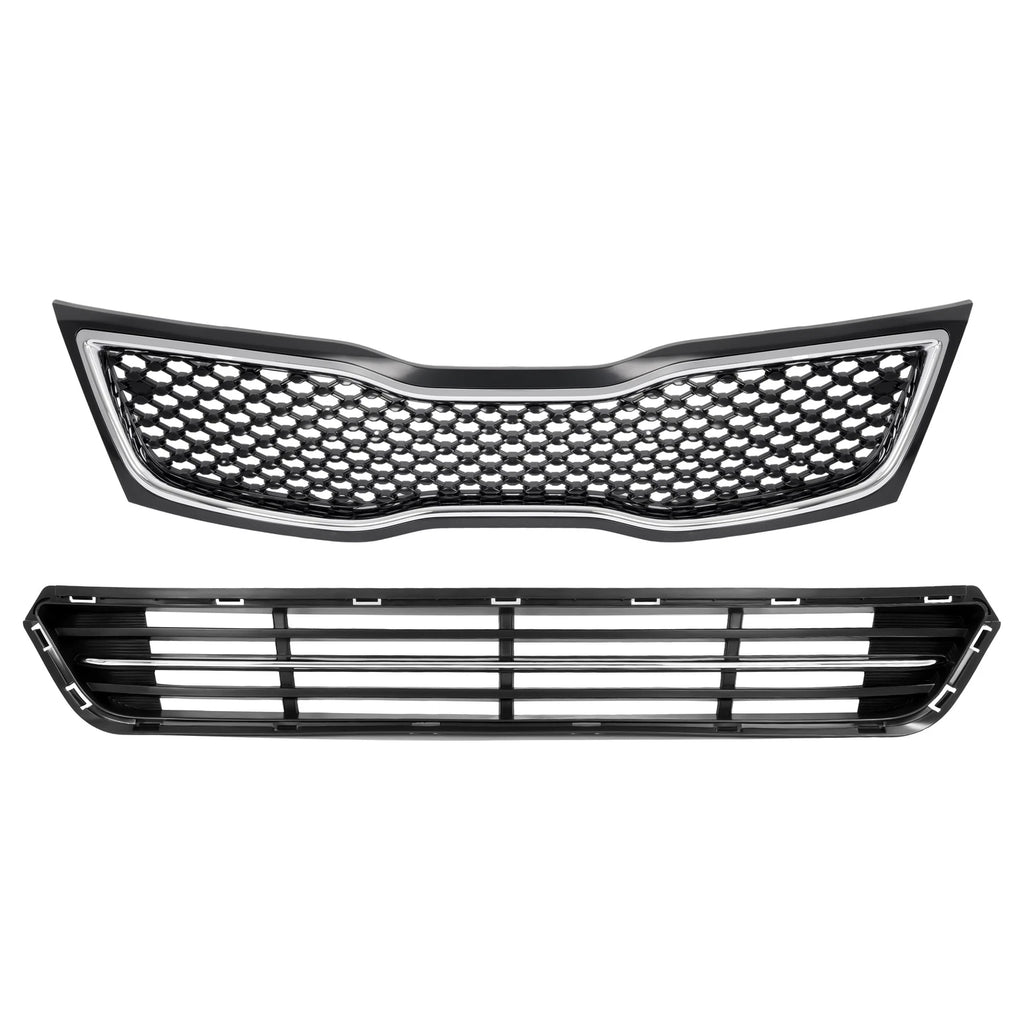 Set of 2 Front Bumper Grille for Kia Optima (2014-2015)