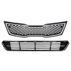 Set of 2 Front Bumper Grille for Kia Optima (2014-2015)