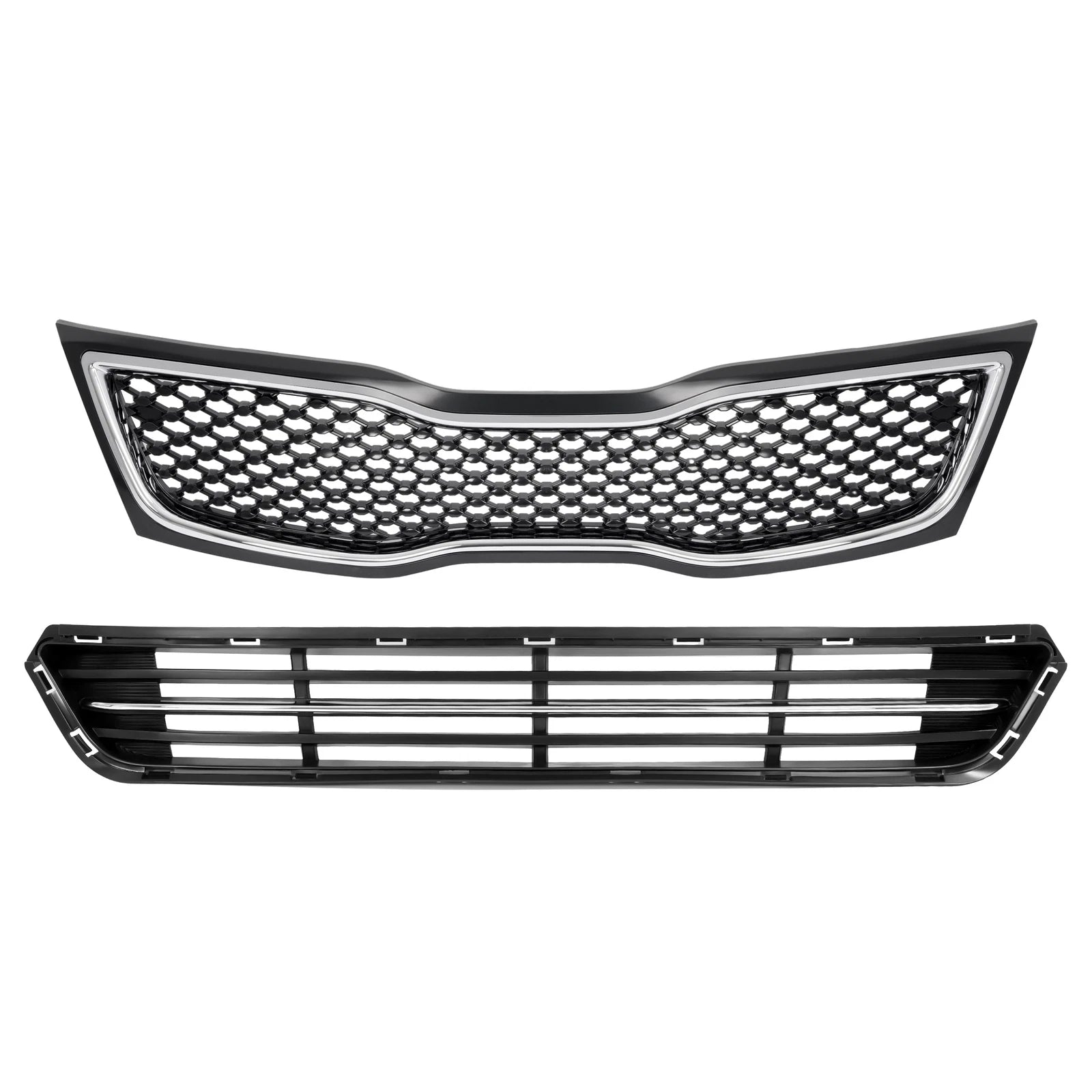 Set of 2 Front Bumper Grille for Kia Optima (2014-2015)