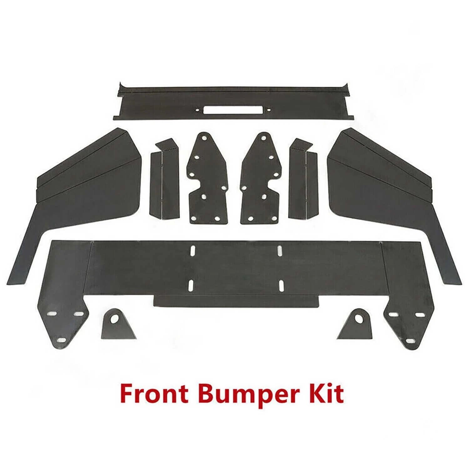 Winch Bumper Bare Plate for Jeep Cherokee XJ (1984–2001)