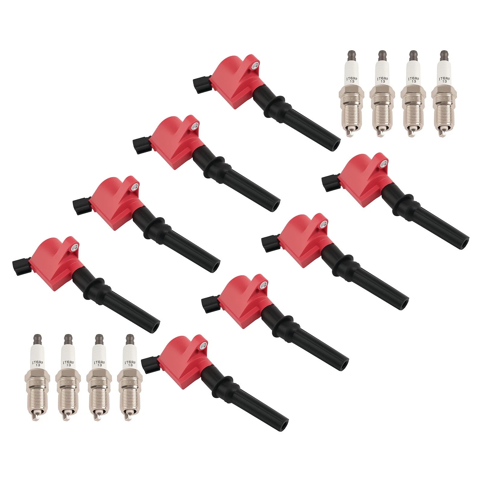 Set of 8 Ignition Coils + Iridium Spark Plugs for Ford F-150 Crown Victoria (1998–2008)