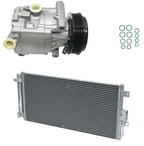 AC Compressor Kit with Condenser for Fiat 500 1.4L (2019–2019)