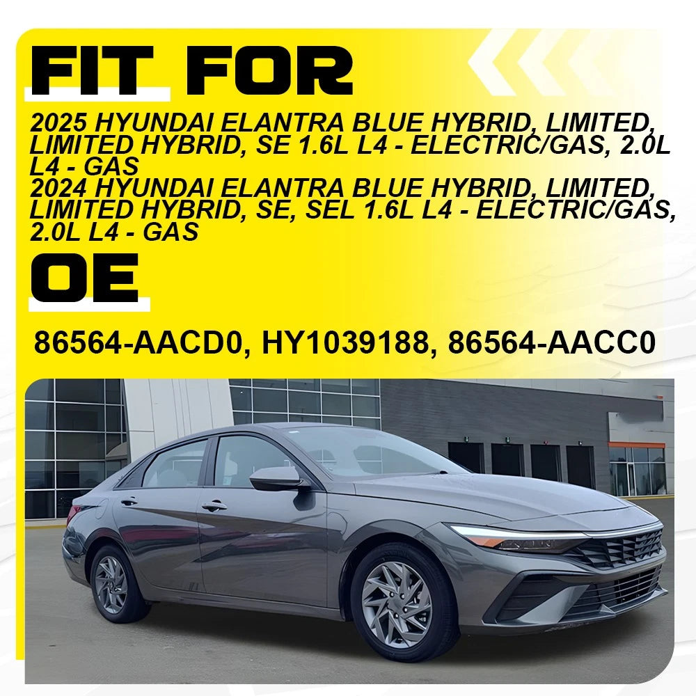 Right Front Fog Bezel for Elantra (2024–2025) 1.6L Hybrid 2.0L Gas