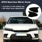 2X Left Right Side Ox Horn Wing Mirror Cover for Honda Civic (2022–2025)
