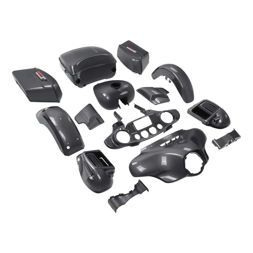 Fairings Bodywork for Harley Touring Electra Glide (2014–2024) Gauntlet Gray Metallic