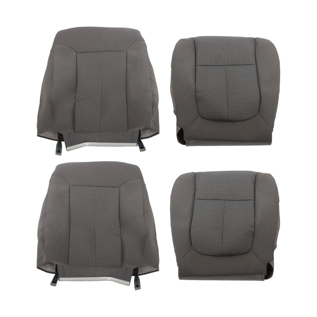Front Cloth Seat Cover Gray & Driver Foam for Ford F250 F350 FX4 (2011–2016)