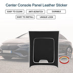Set of 1 Center Console Panel Sticker for Mercedes-Benz EQE350 (2022–2024) Black