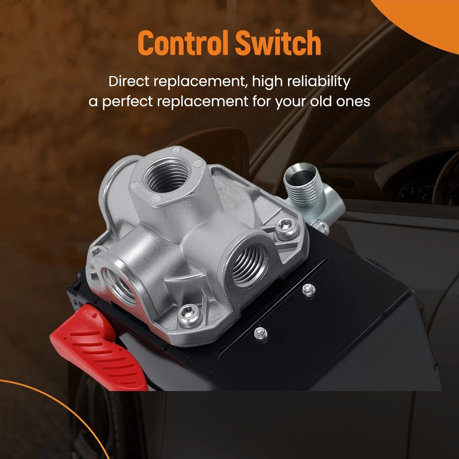 Pressure Control Switch for Craftsman 175 145 Air Compressor (No Year) 5140112-24