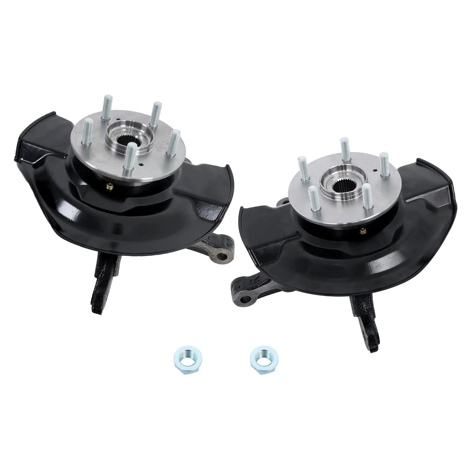 2Pcs Steering Knuckle & Wheel Hub Bearing Assembly for Honda CR-V (2007–2009)