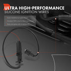 Set of 4 Spark Plug Wires for Subaru Impreza (1993–1996)