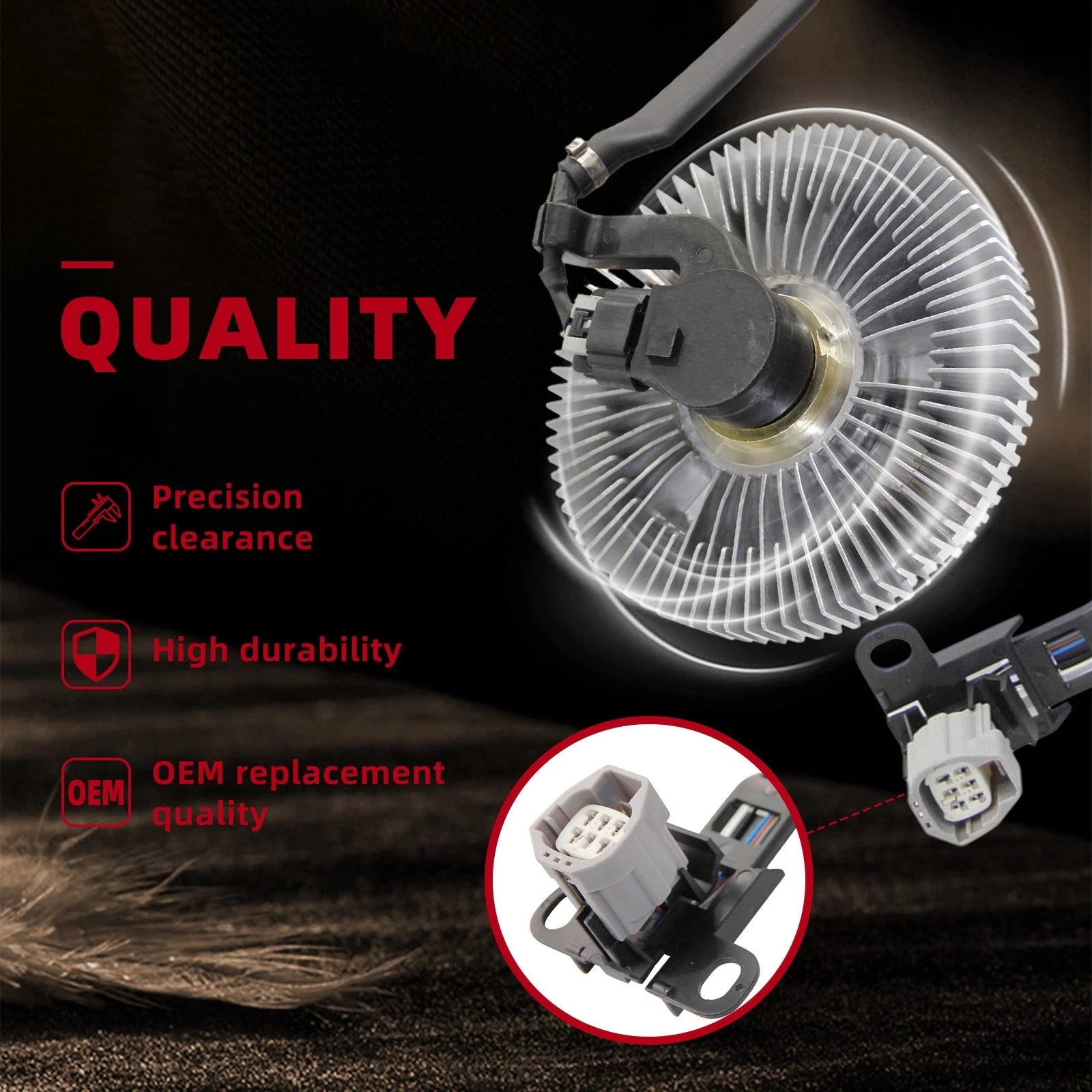 Electric Radiator Cooling Fan Clutch for Dodge Ram 6.7L (2010-2013)