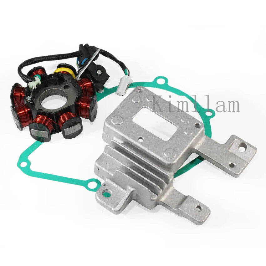 Stator Coil + Rectifier + Gasket for Honda ANF125T (2005–2006)