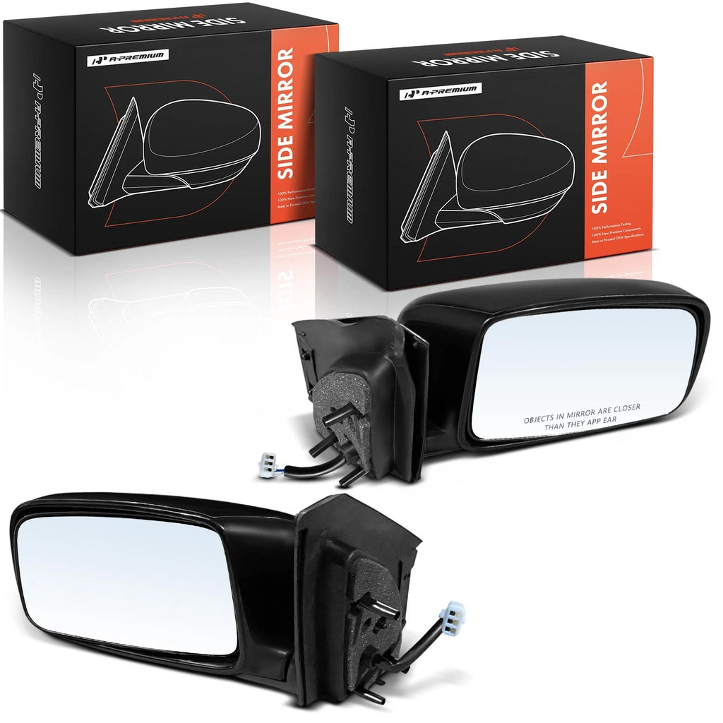 2X Power Side Mirrors for Mitsubishi Lancer (2002–2007)
