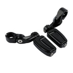 1.25'' Short Angled Highway Engine Guard Footpeg Mount for Harley Touring