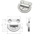 Stainless Steel D Ring for Outdoor Marine Use (Precision Cast)
