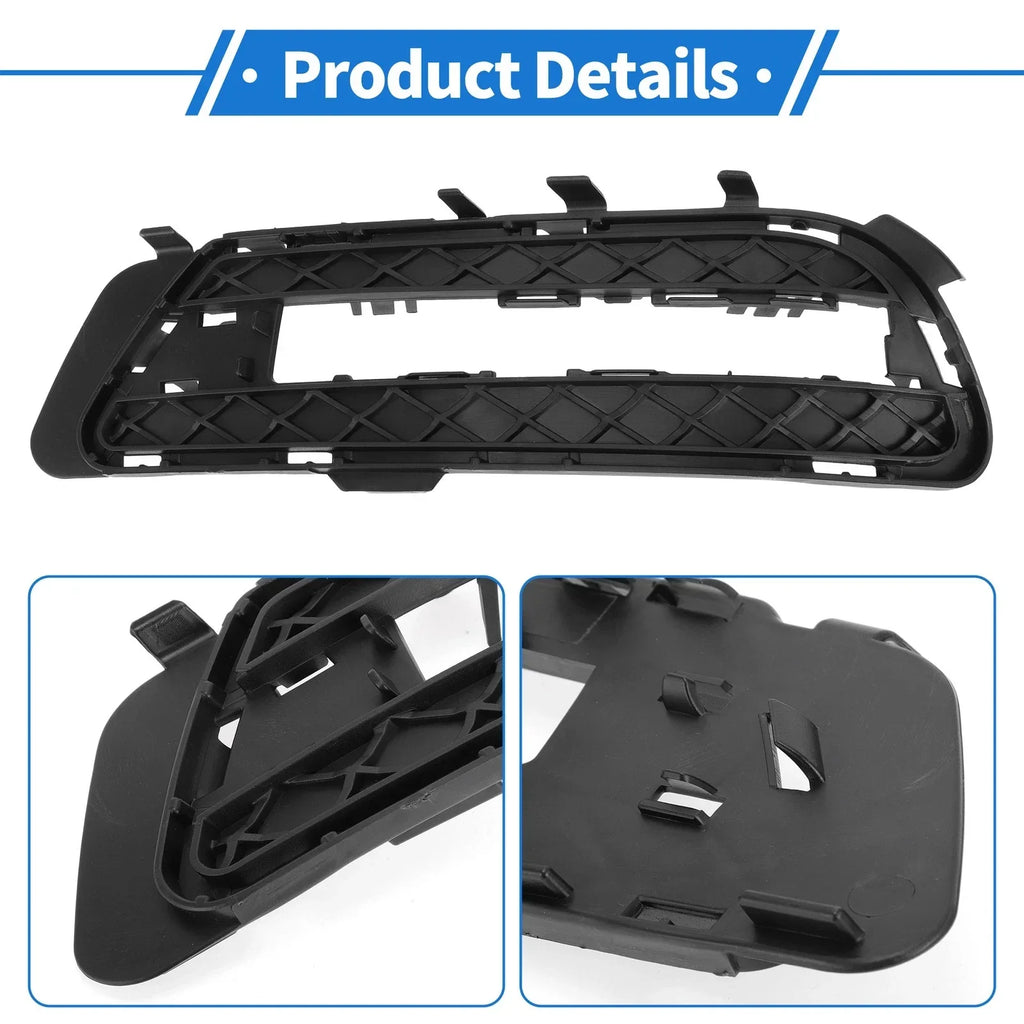 Front Left Fog Light Grill for Mercedes-Benz E350 (2009-2016) Black