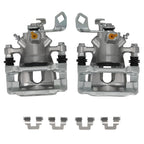Set of 2 Rear Brake Calipers for Mini Cooper Base L4 1.6L (2009–2014)