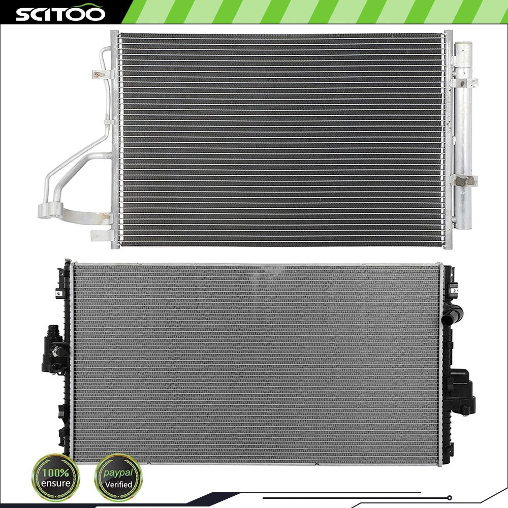 Radiator and A/C Condenser Kit for Hyundai Elantra (2011–2013)