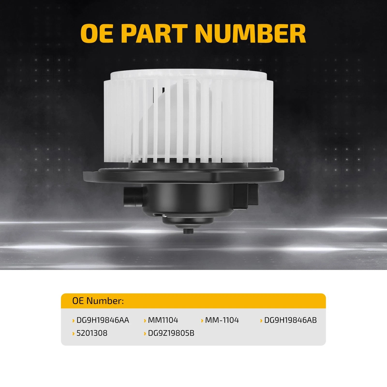 Blower Motor Fan Assembly for Ford Fusion (2013–2020) Lincoln MKZ (2013–2016)