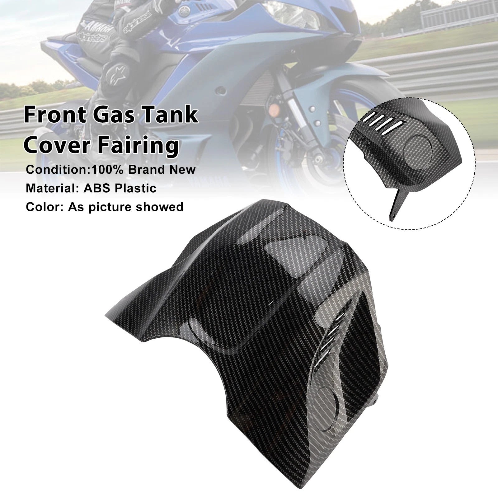 Front Gas Tank Cover Fairing for Yamaha YZF-R3 R25 (2025–2026) Carbon