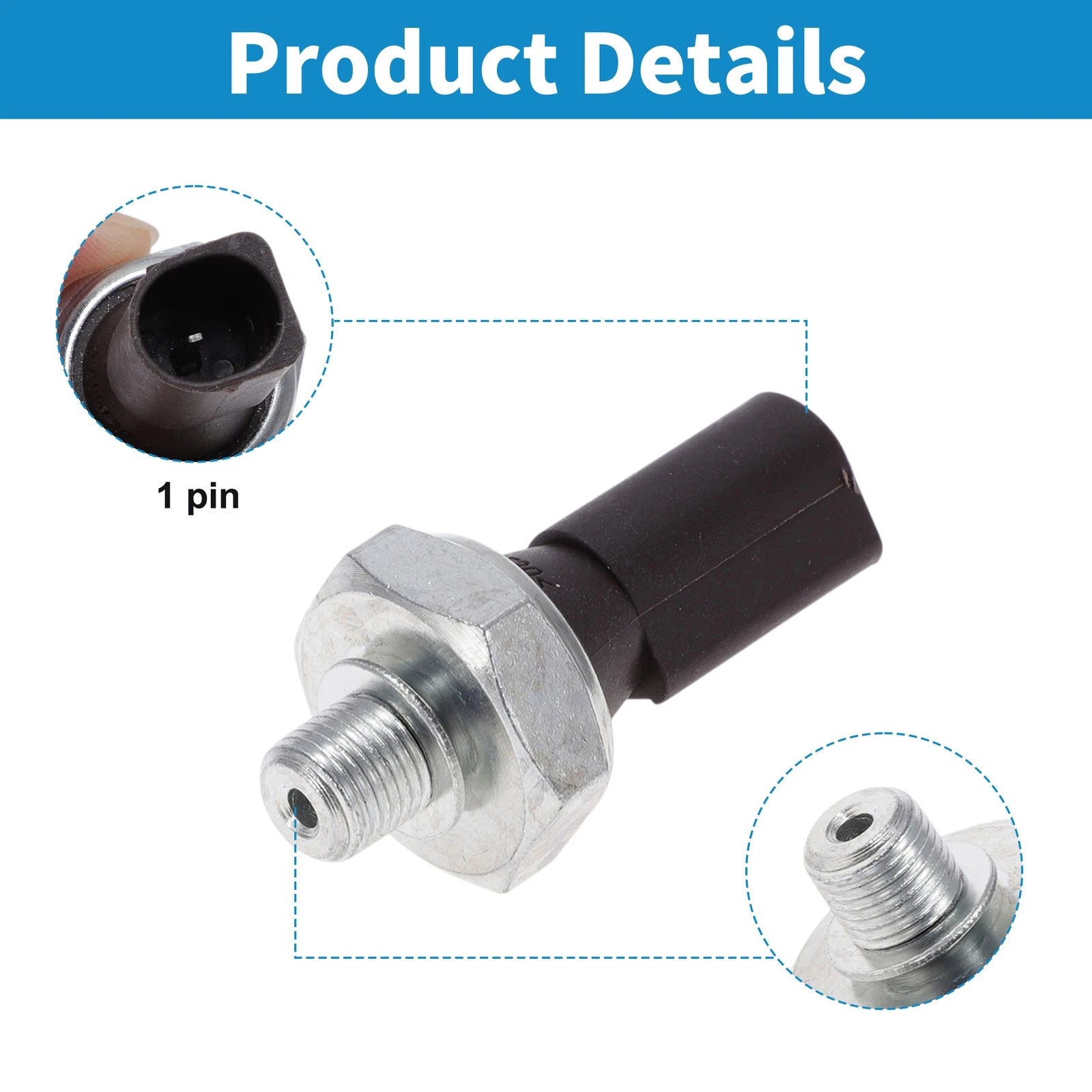Engine Oil Pressure Sensor No.038919081H/038919081C for Audi A3 2.0L (2010–2013, 2015)