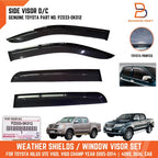 Rain Shield Wind Deflector for Toyota Hilux Ute 2005-2014 Dual Cab
