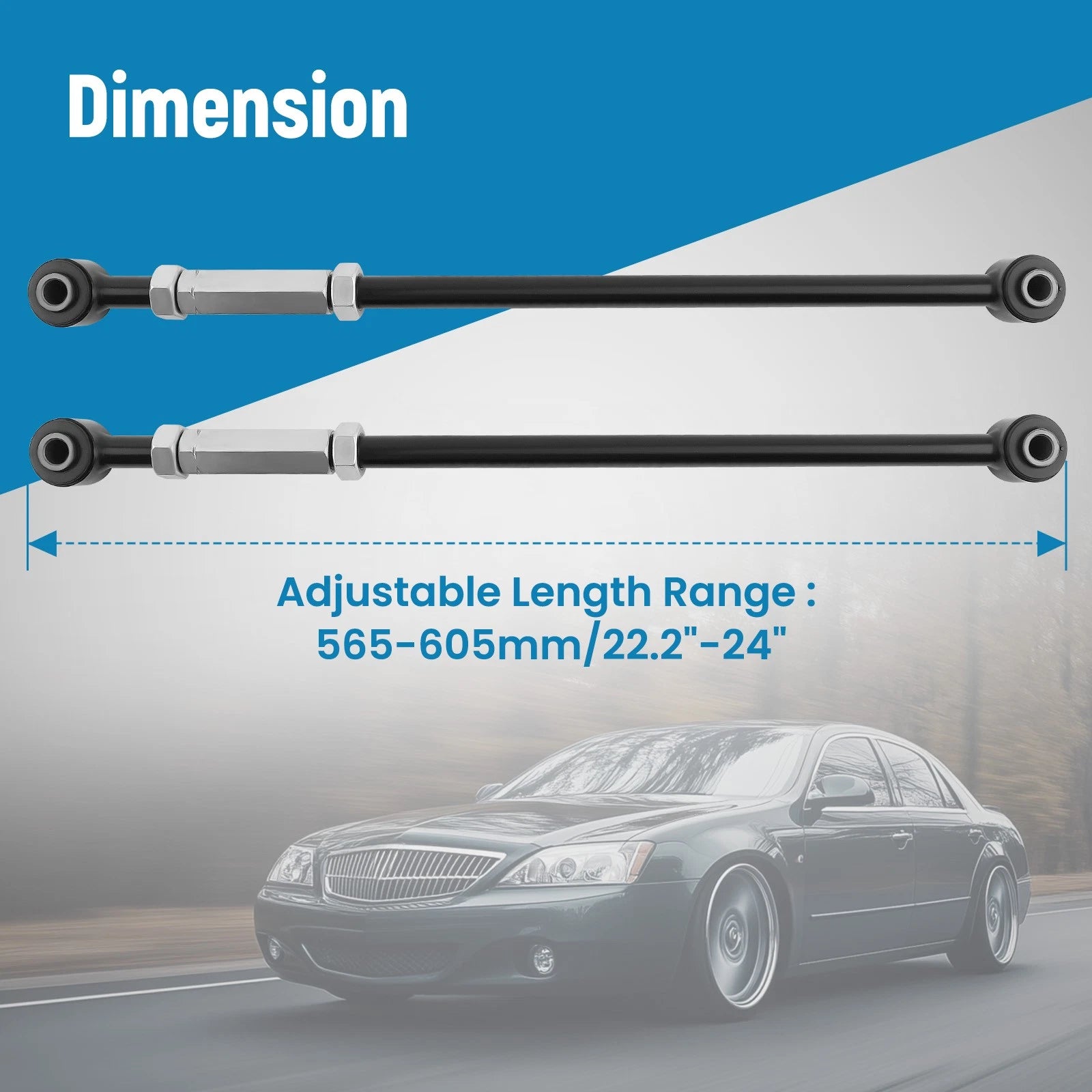 Suspension Kit Trailing Arms Lateral Links for Buick Century, LaCrosse, Regal, Impala