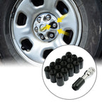 16 Pcs Black Hex Security Lock Wheel Lug Nuts for Honda 