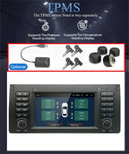 7" Car Stereo GPS Navigation for BMW 5, 7 Series E39, E38, X5 E53 (1997-2006)