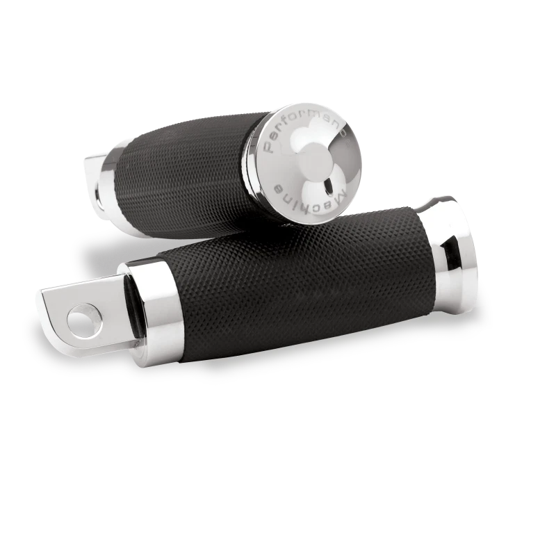 Performance Machine Footpegs Contour - Chrome for Harley Davidson