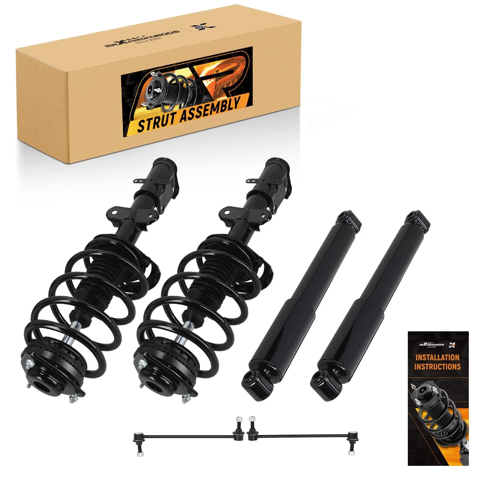 Front Rear Strut Spring Sway Bar for Chrysler Town & Country, Grand Caravan (2008–2016)