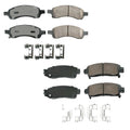 Set of 4 Akebono Ceramic Brake Pads for Enclave Traverse Acadia Outlook (2008–2017)