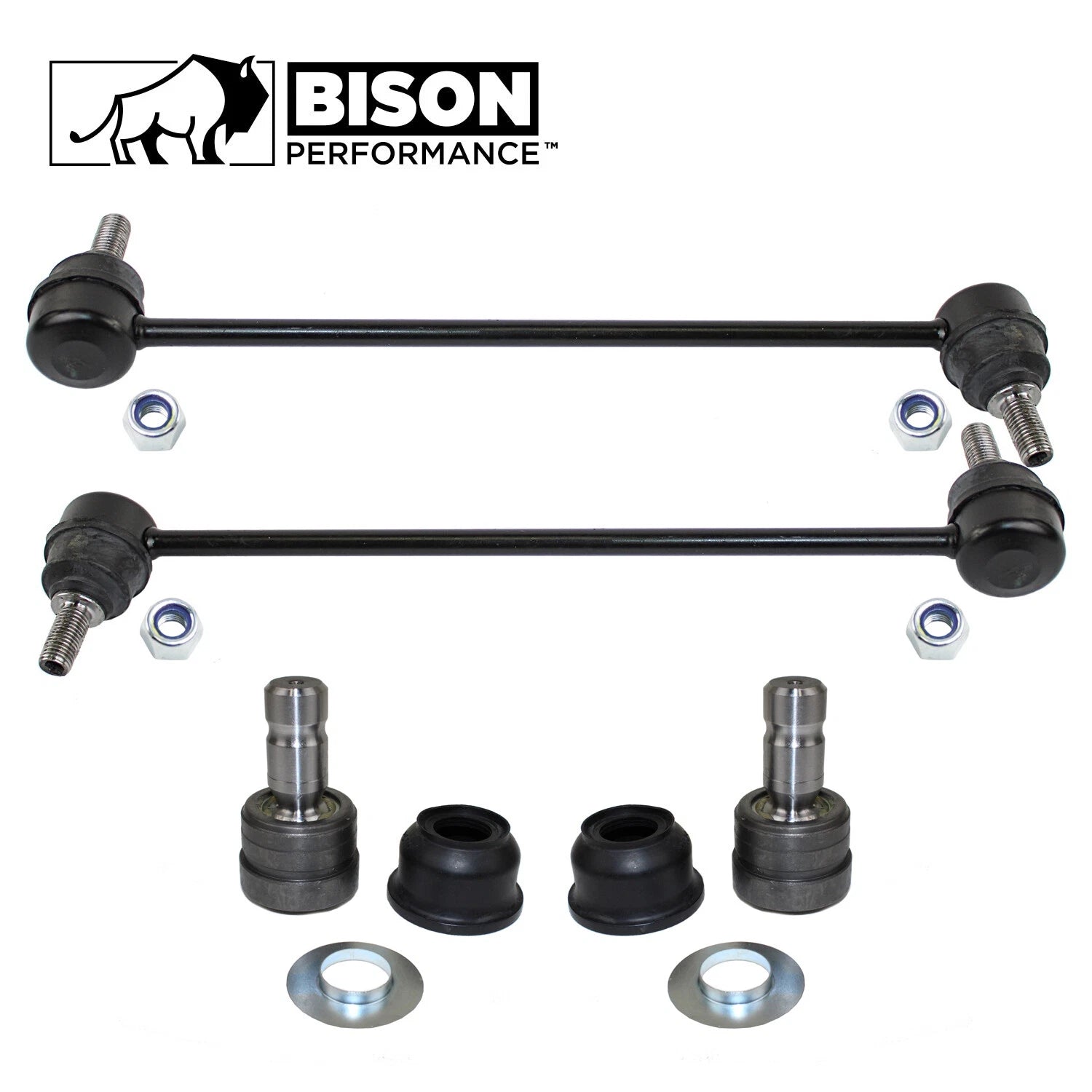 4pc Front Sway Bar Link & Lower Ball Joint Kit for Dodge Jeep